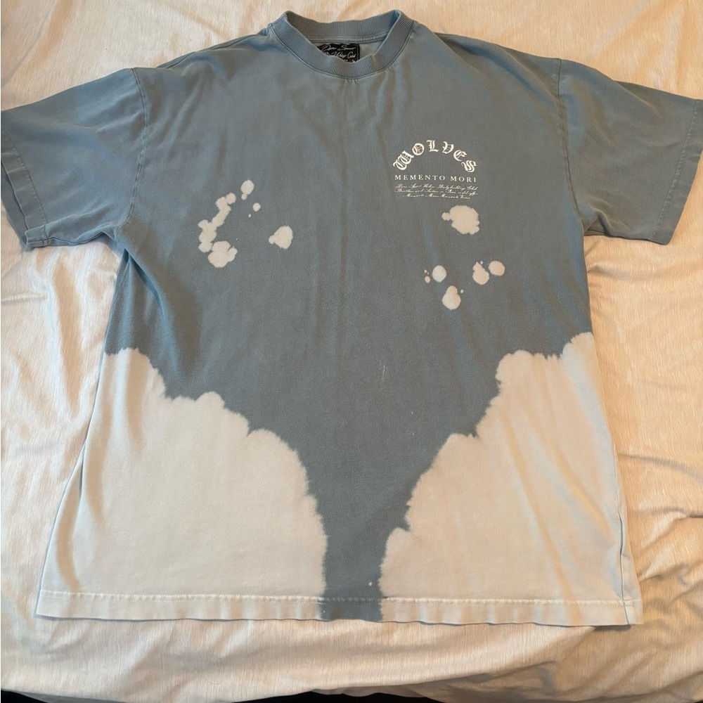 Darc Blue tie-dye tee